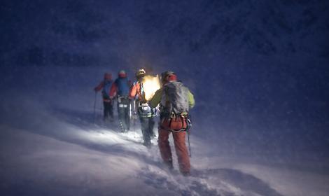 A 2.600 metri nella tempesta