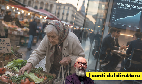 Torino: nella citt&agrave; dei miliardi (nascosti), Maria fa la spesa fra i rifiuti