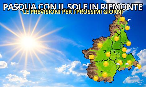 Meteo, brilla il sole sulla Pasqua dei piemontesi. E le temperature saliranno ancora nei prossimi giorni