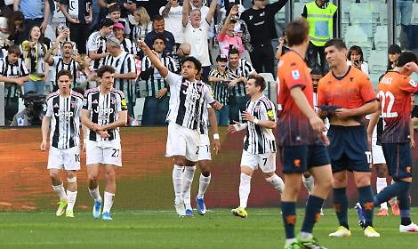 L'esultanza di McKennie in Juventus-Genoa 2-0