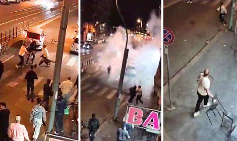 La Pasqua a Torino: prima il lancio dei fuochi d'artificio, poi la maxi rissa in strada