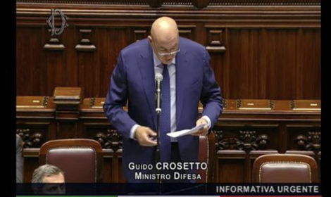 Iran, l'informativa del ministro Guido Crosetto alla Camera LIVE