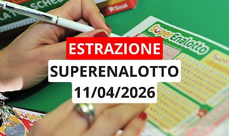 Estrazione Superenalotto: ecco i numeri vincenti di sabato 11 aprile