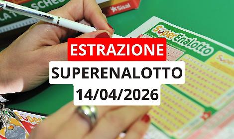 Estrazione Superenalotto: ecco i numeri vincenti di marted&igrave; 14 aprile