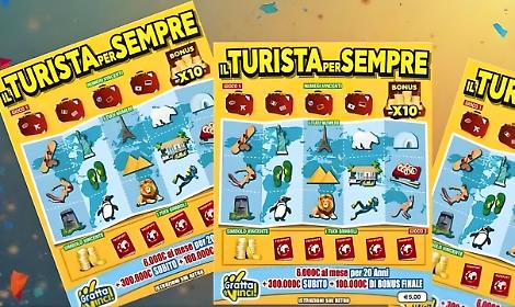 Non sar&agrave; un "Turista per sempre" ma con il Gratta & Vinci si porta a casa 50mila euro