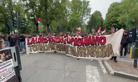 Primo Maggio, lo spezzone antagonista si stacca: obiettivo Askatasuna