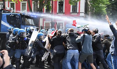Scontri del Primo Maggio: la dura condanna di Alberto Cirio