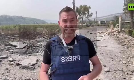 Missile esplode in diretta in Libano: giornalista e cameraman si salvano per pochi secondi