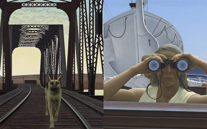 I dipinti di questo pittore degli anni '50 sembrano usciti da un videogioco