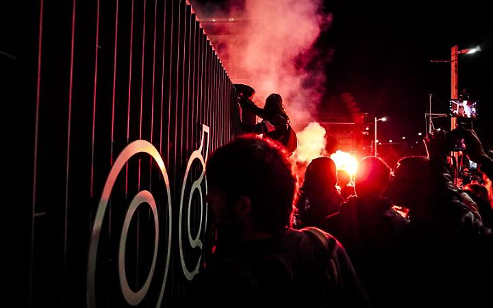 L'invasione alle Ogr di Torino durante il corteo ProPal