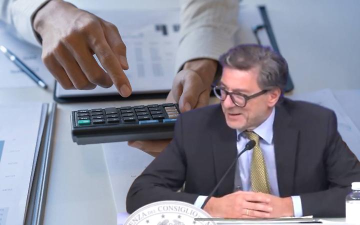 Giancarlo Giorgetti Ministro dell'Economia e delle Finanze