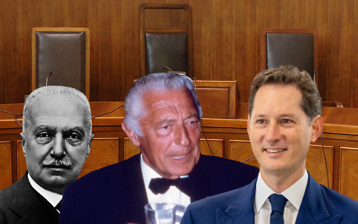 Da Giovanni a John, tutti quegli Agnelli in Tribunale (o quasi)
