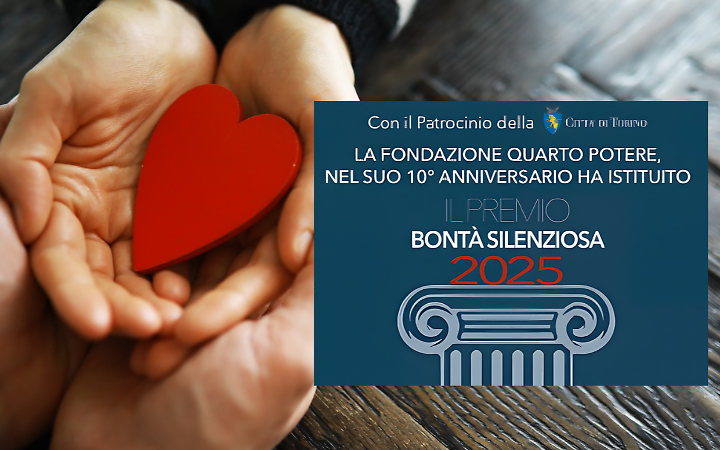 Il premio alla Bontà Silenziosa, così QuartoPotere premia il grande cuore di Torino