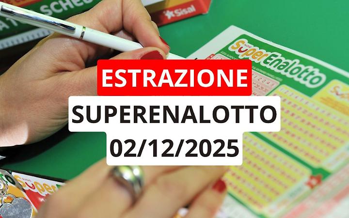 Estrazione Superenalotto: ecco i numeri vincenti di martedì 2 dicembre