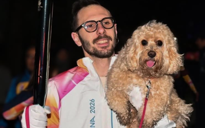 Olimpiadi: il primo cane tedoforo al mondo &egrave; piemontese