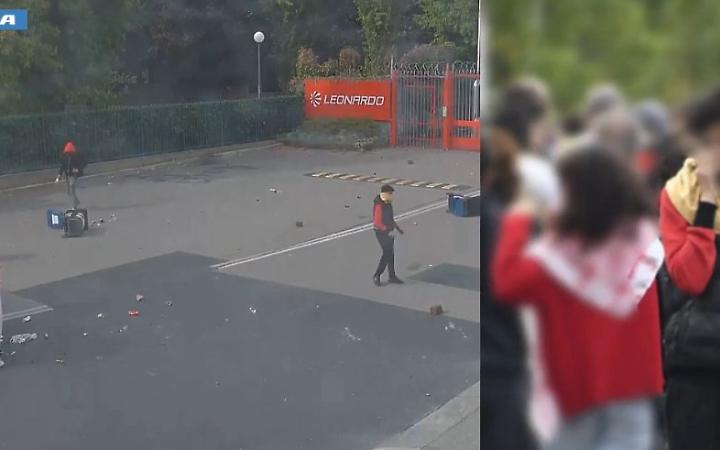 Torino, minorenne fermato dopo i danni nel parcheggio Leonardo durante la manifestazione Pro Palestina