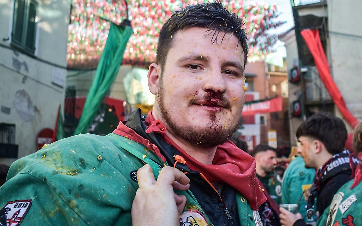 Carnevale di Ivrea - L'ultima Battaglia delle Arance in 20 foto