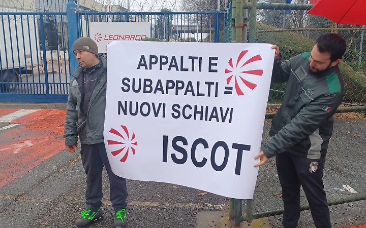 Leonardo, sciopero degli addetti alla logistica: "Pagati come addetti alle pulizie"