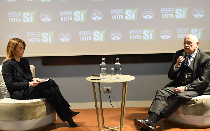 Referendum, il ministro Nordio a Torino. &laquo;La vittoria sar&agrave; il nostro 25 aprile&raquo;