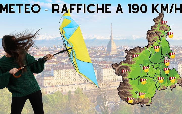 Meteo, fenomeni estremi in Piemonte: prima il vento a 190 km/h e poi le gelate notturne