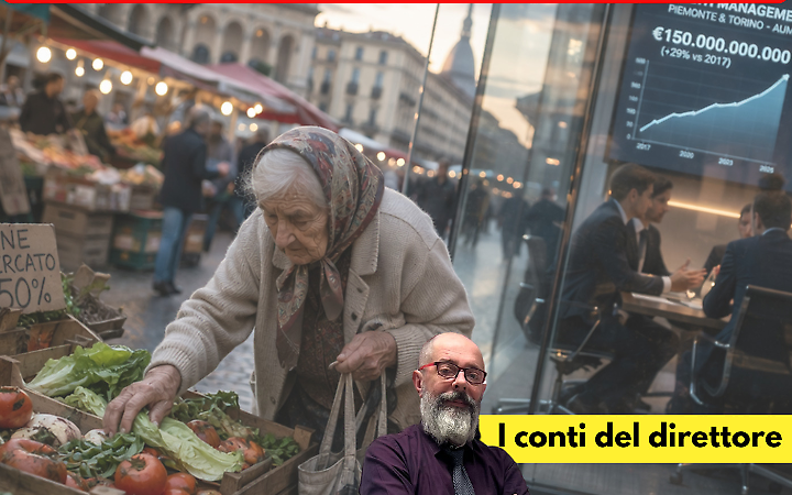 Torino: nella citt&agrave; dei miliardi (nascosti), Maria fa la spesa fra i rifiuti