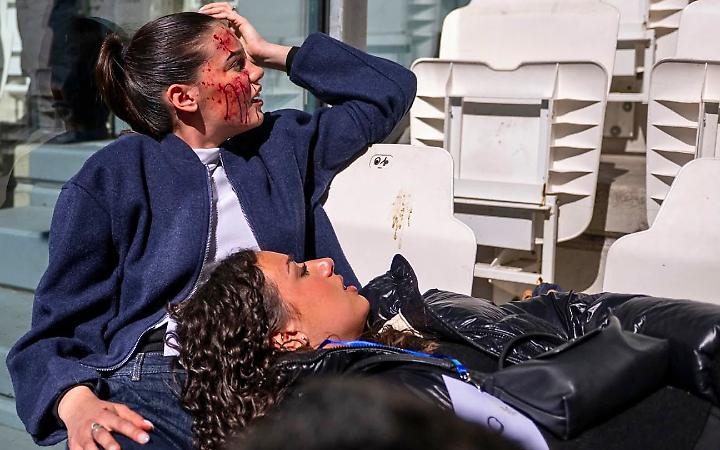 Allo Stadium come in piazza San Carlo ma la tragedia &egrave; solo simulata