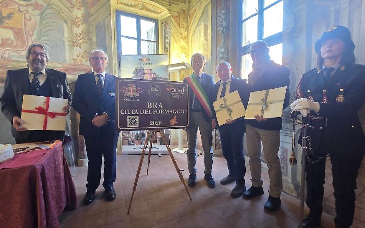 Bra proclamata ufficialmente "Citt&agrave; del Formaggio" dall'Onaf