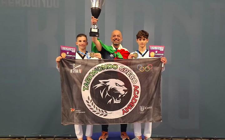 Greco Academy, doppio oro con Ieluzzi e Borda e primo posto nella classifica per societ&agrave; ai tricolori cadetti cinture nere
