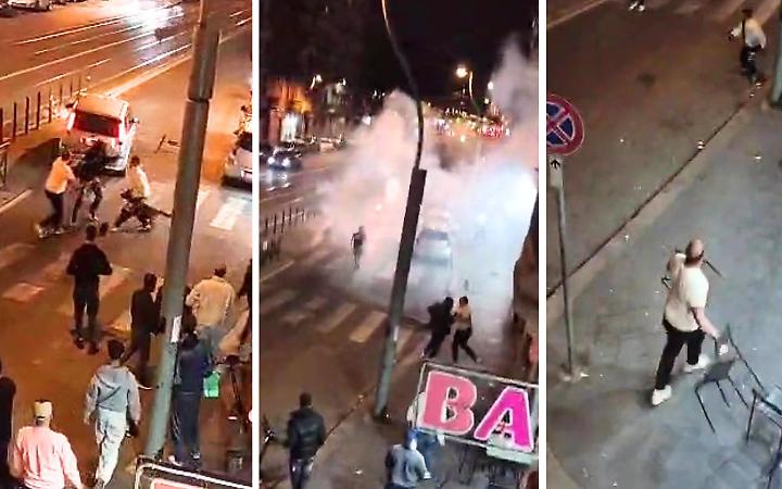 La Pasqua a Torino: prima il lancio dei fuochi d'artificio, poi la maxi rissa in strada