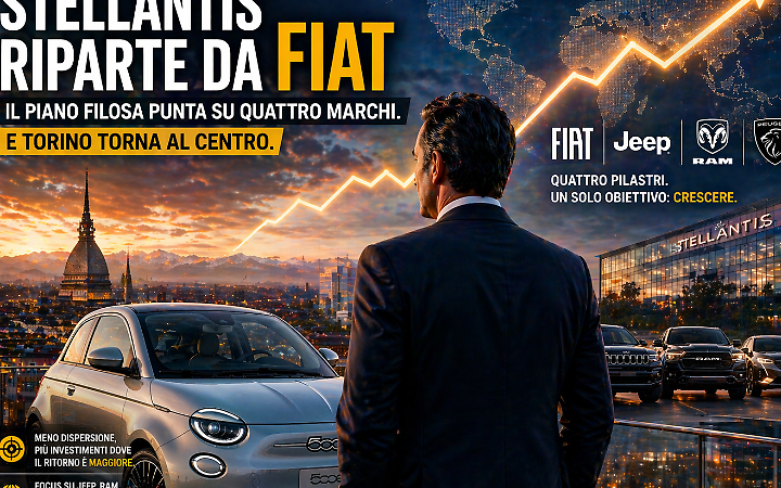 Stellantis cambia tutto: Fiat torna al centro