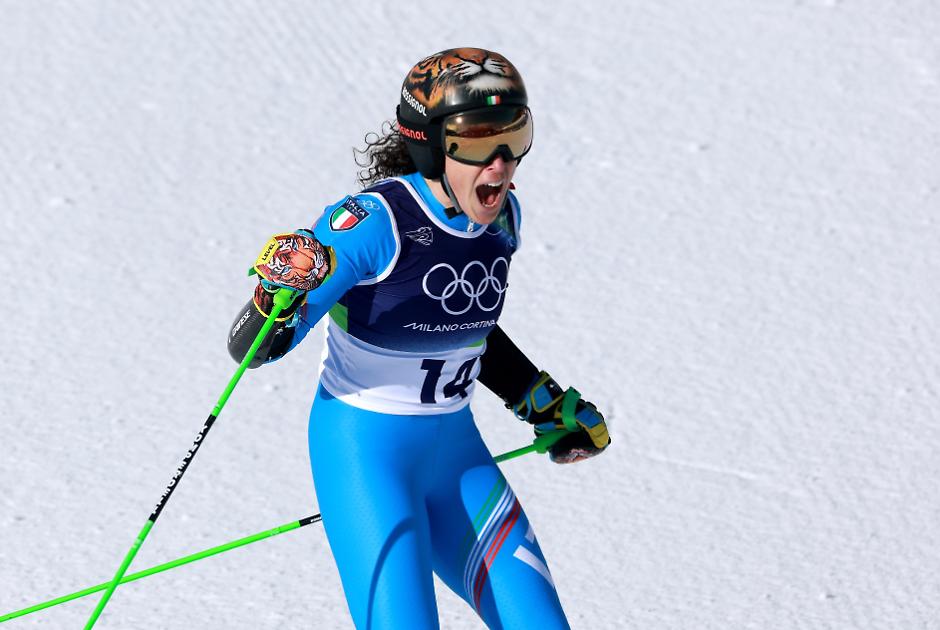 Brignone fa doppietta: oro anche in gigante dopo il superG