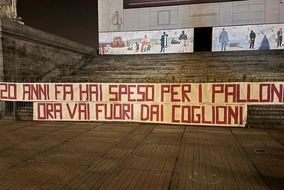 Dal letame al Fila allo striscione alla Gran Madre: tutti contro Cairo: "E a Superga il 4 maggio..."