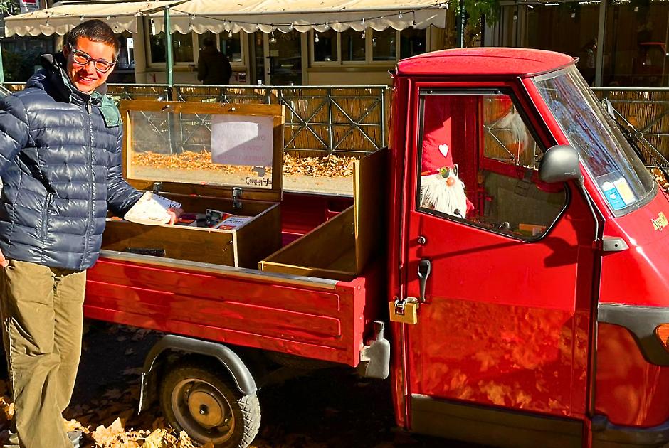 A 16 anni trasforma l'Apecar in un mezzo solidale e Mattarella lo nomina Alfiere della Repubblica