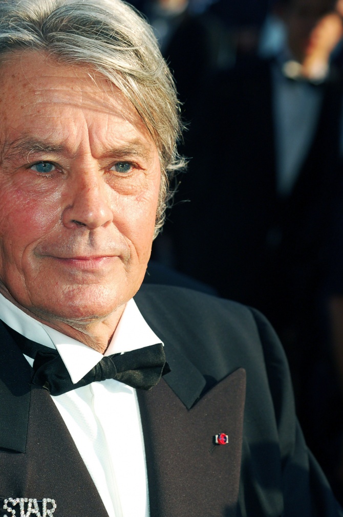 Alain Delon a Cannes nel 2007
