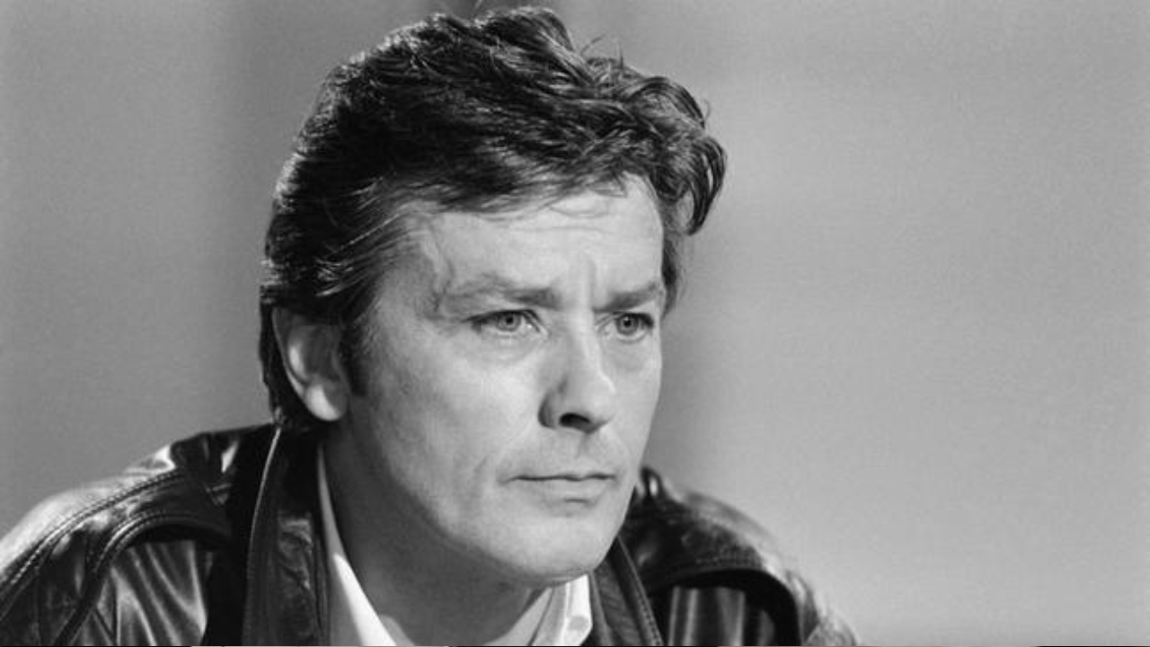 Delon in un'intervista televisiva 