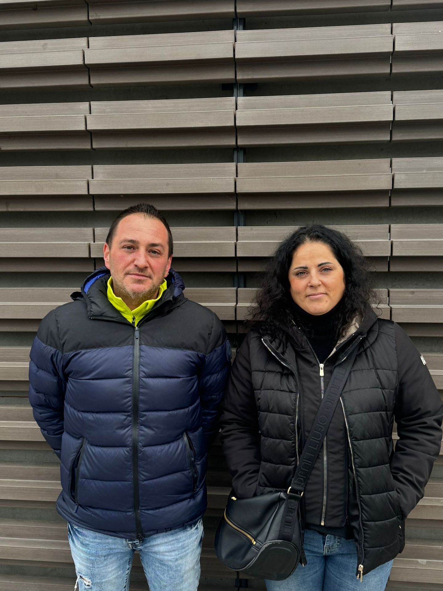 Raffaele, RLS della Croce di Collegno e Tiziana Tripodi, segretaria della CISL Funzione Pubblica del Piemonte di Torino e Canavese