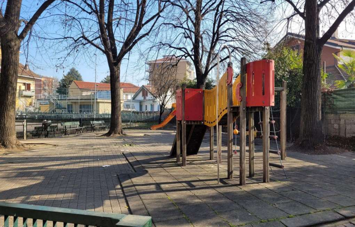 L'area gioco di strada San Mauro