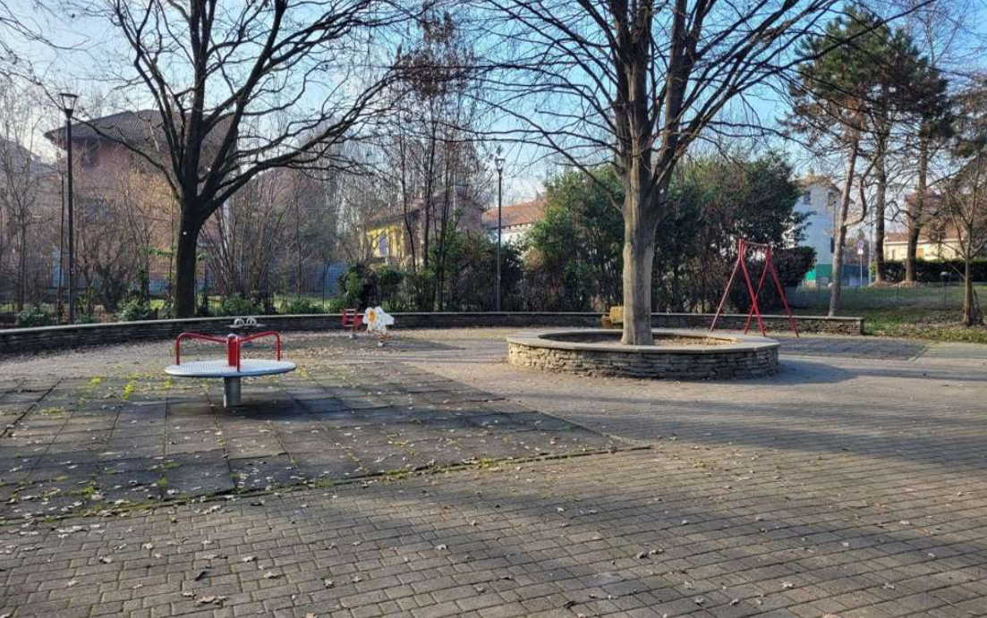 L'area verde di via Anglesio