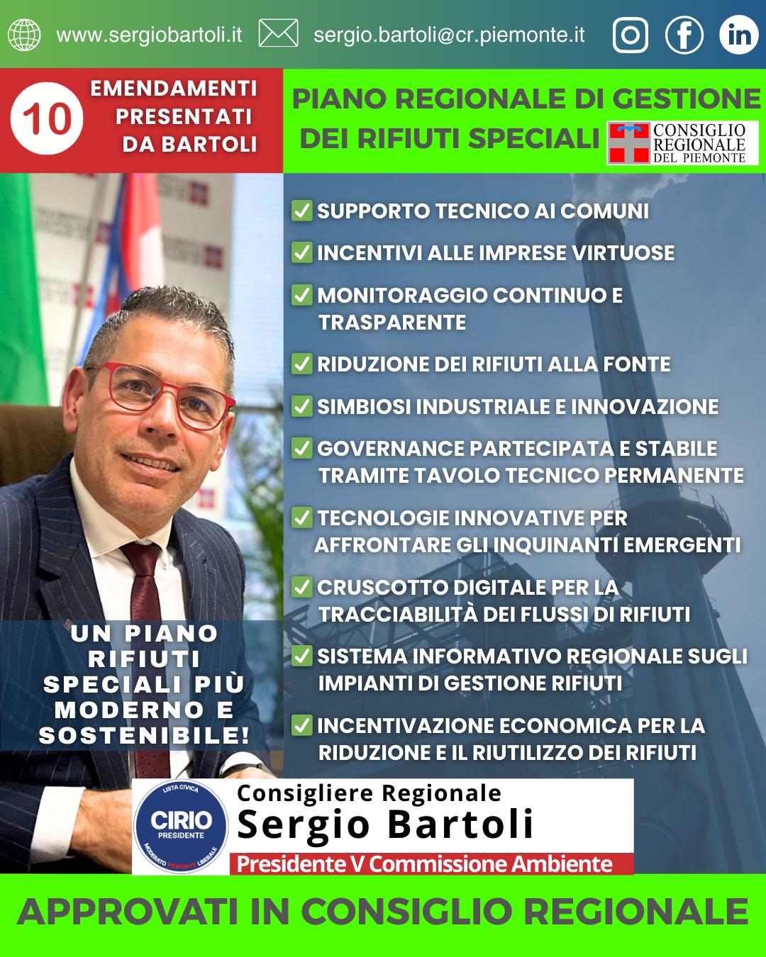 I punti approvati dal Consiglio Regionale