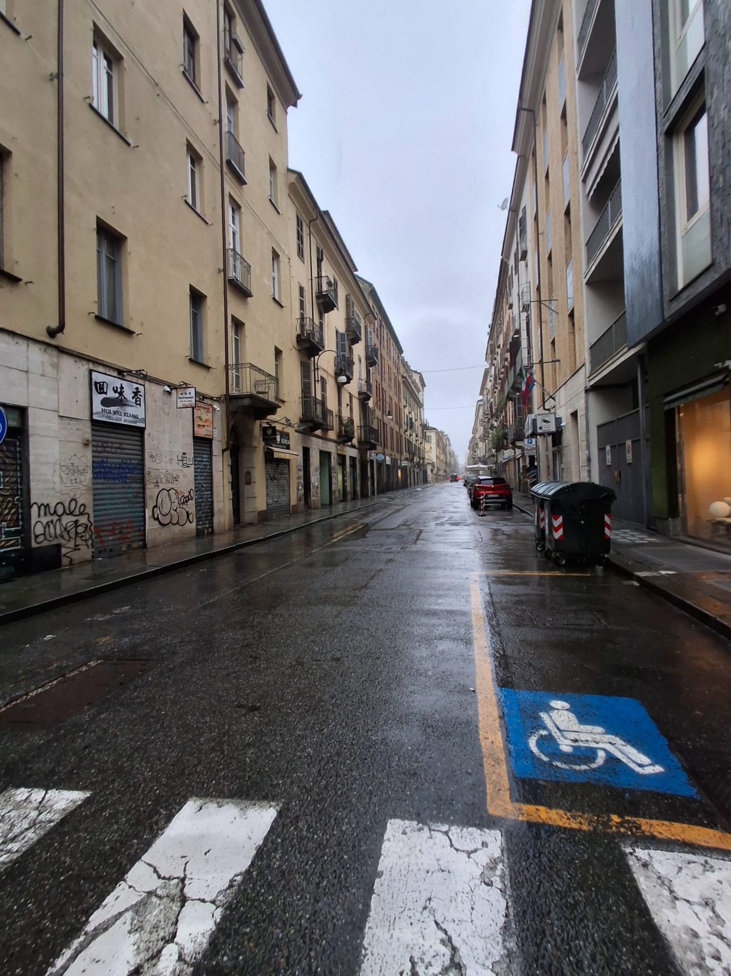 Un esempio delle condizioni della via