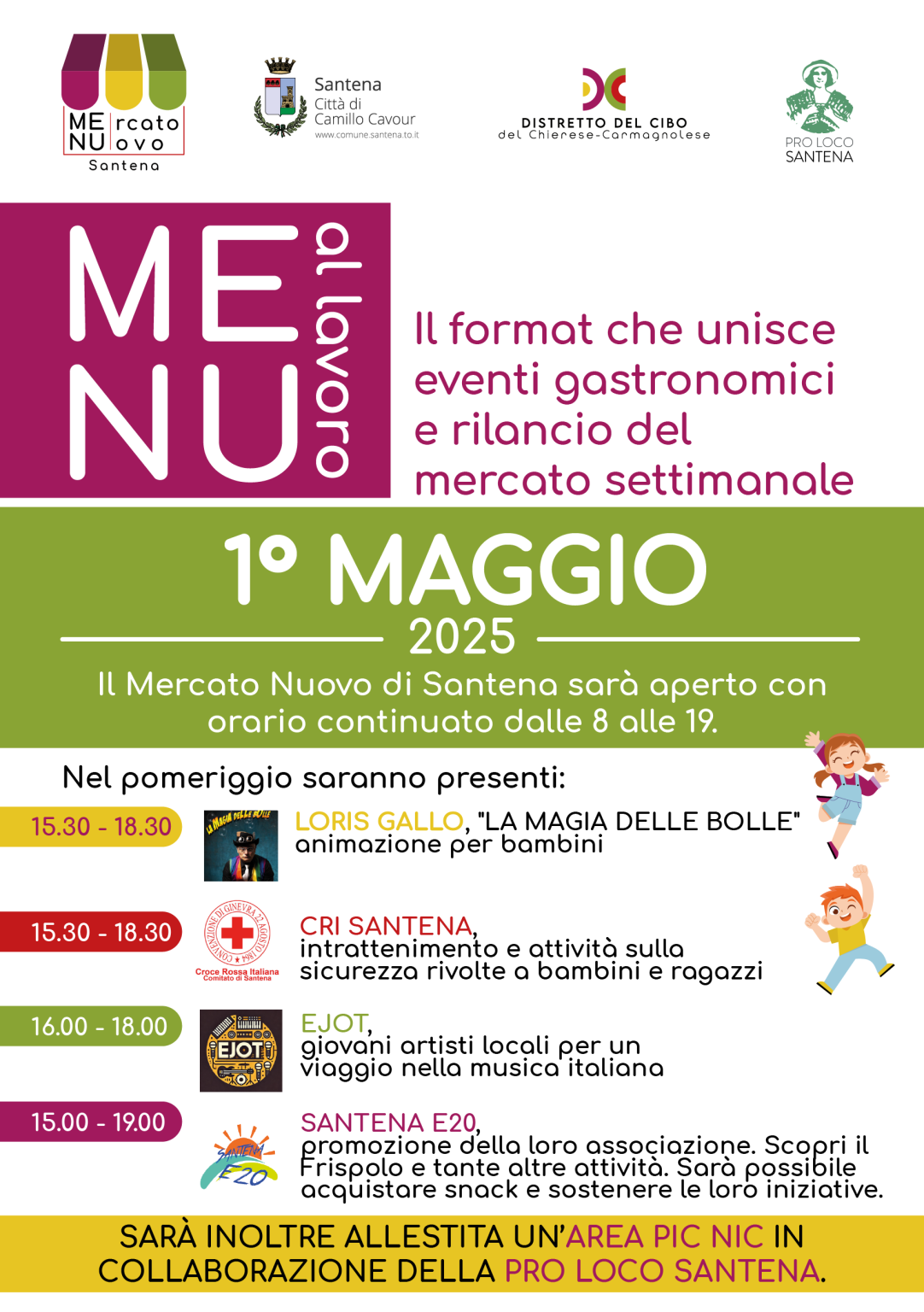 Mercato Nuovo Santena 1 Maggio