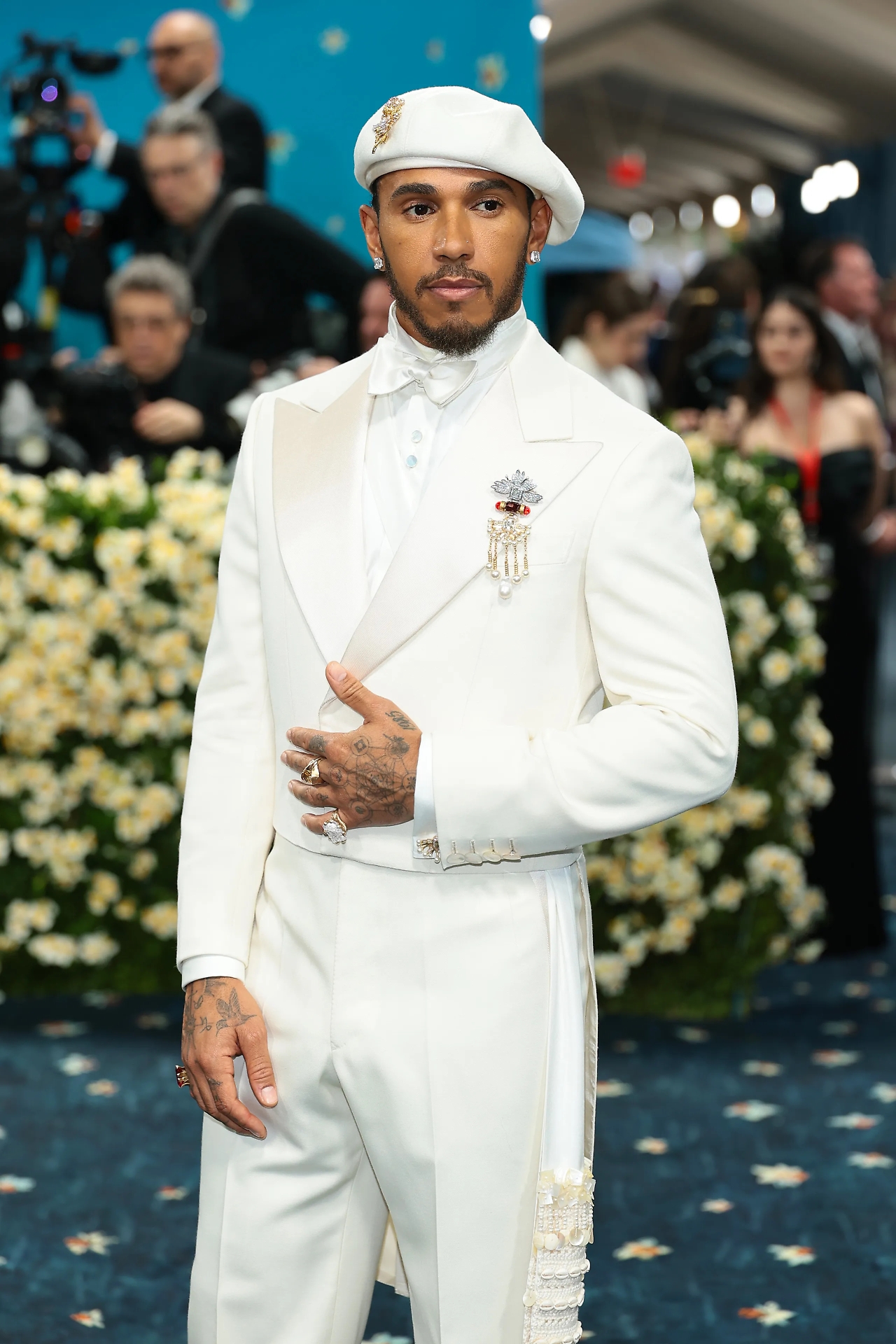 Lewis Hamilton sul Red Carpet, Met Gala 2025