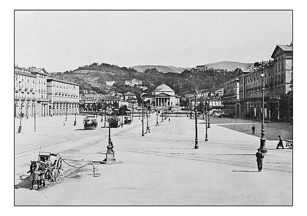 Piazza Vittorio Veneto nel XIX secolo