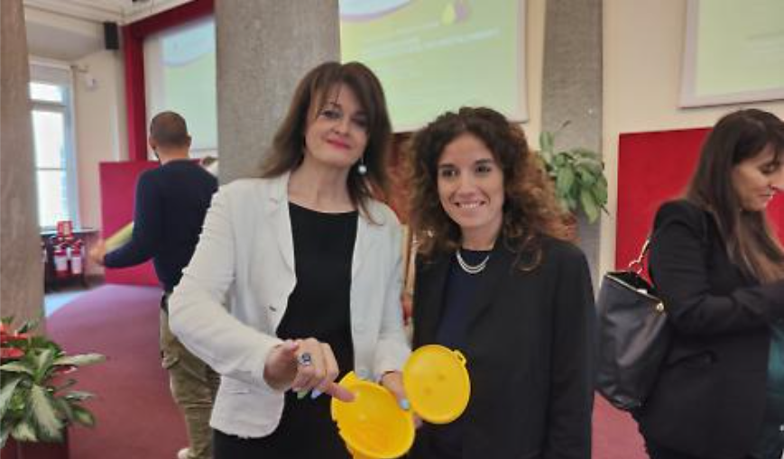 Bragantini, presidente di Amiat, con l'assessore Foglietta